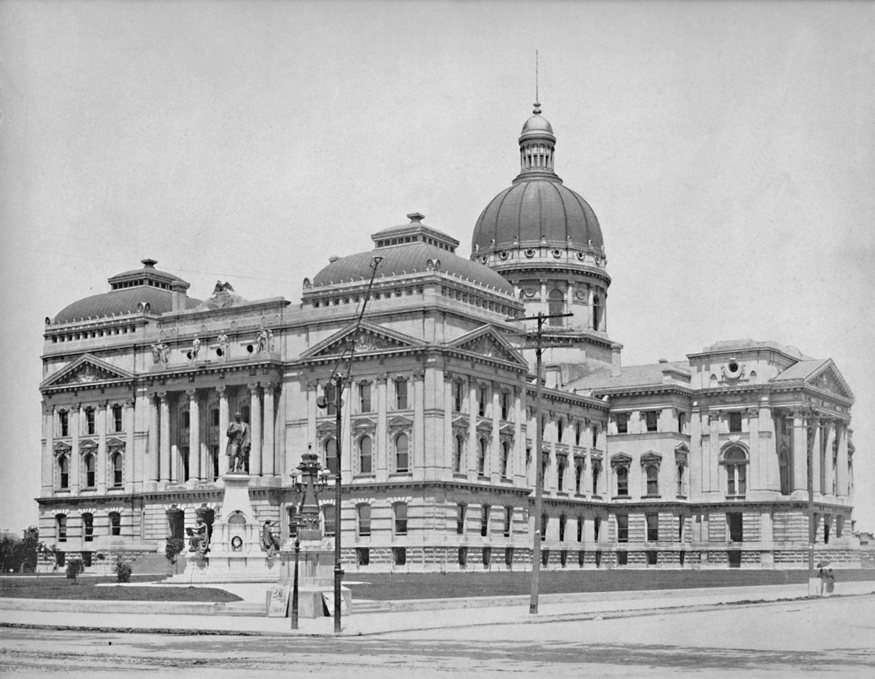 州議会議事堂、インディアナポリス、インディアナ、c1897。 作： 不明