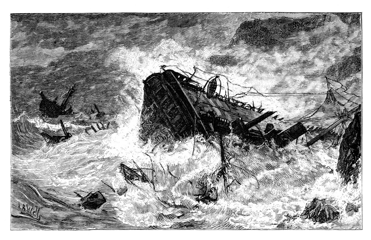 嵐、バラクラバ、ウクライナ、c1888 作： 不明