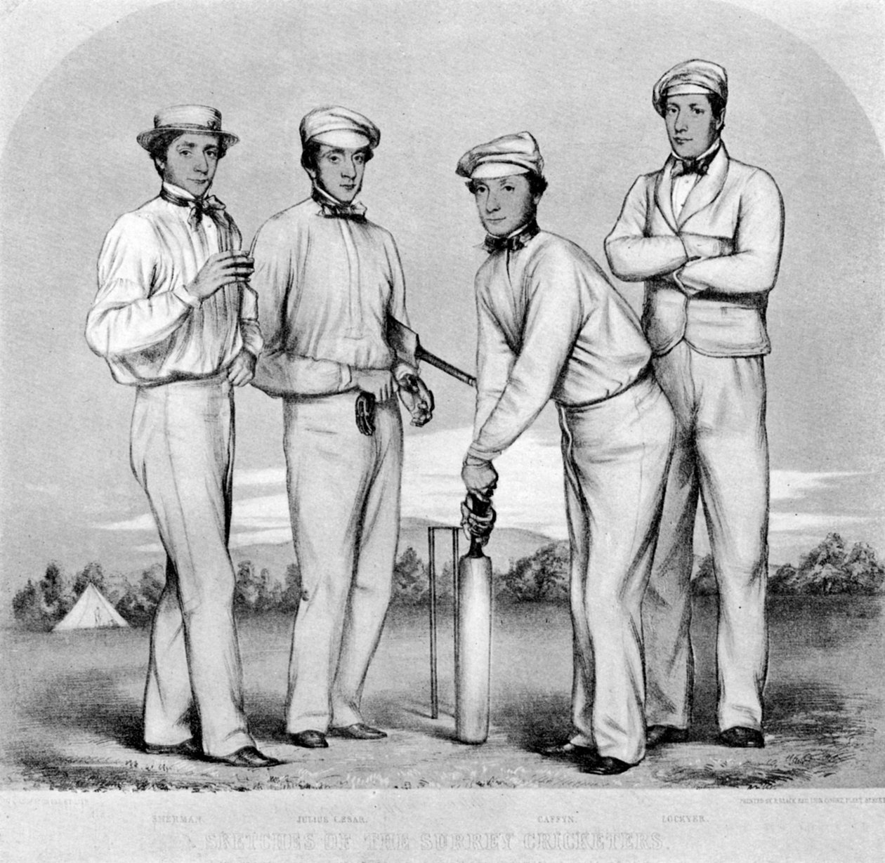 サリークリケッターズ、1852年1912年 作： 不明