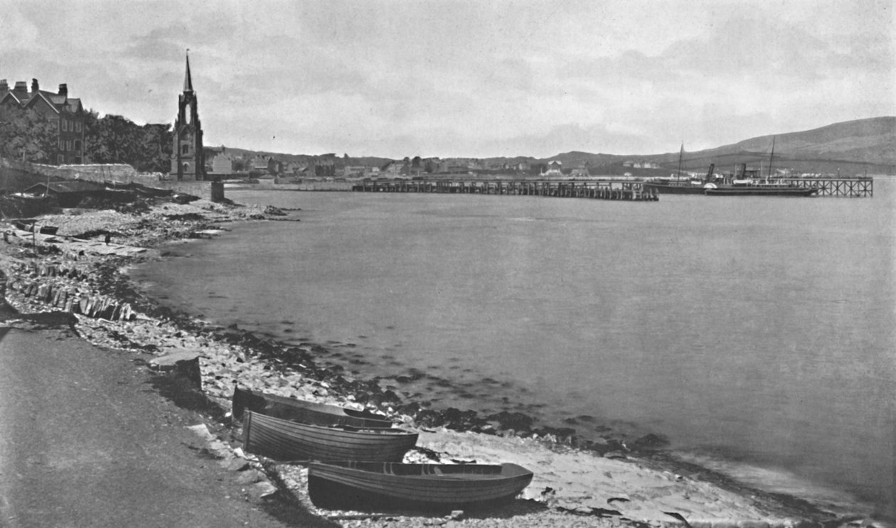 スワネージベイアンドピア、c1910 作： 不明
