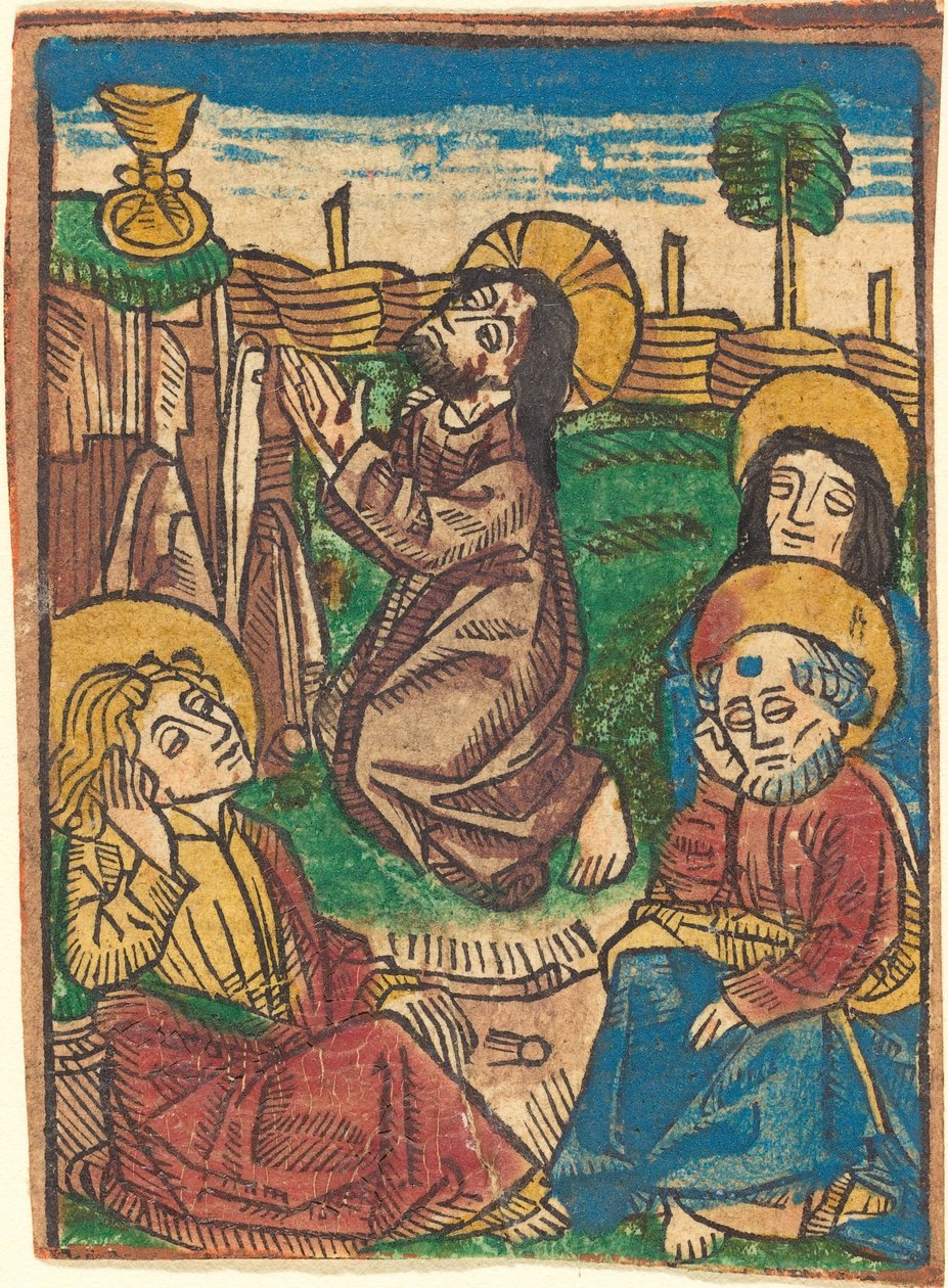 庭の苦しみ、c。 1490年。 作： 不明
