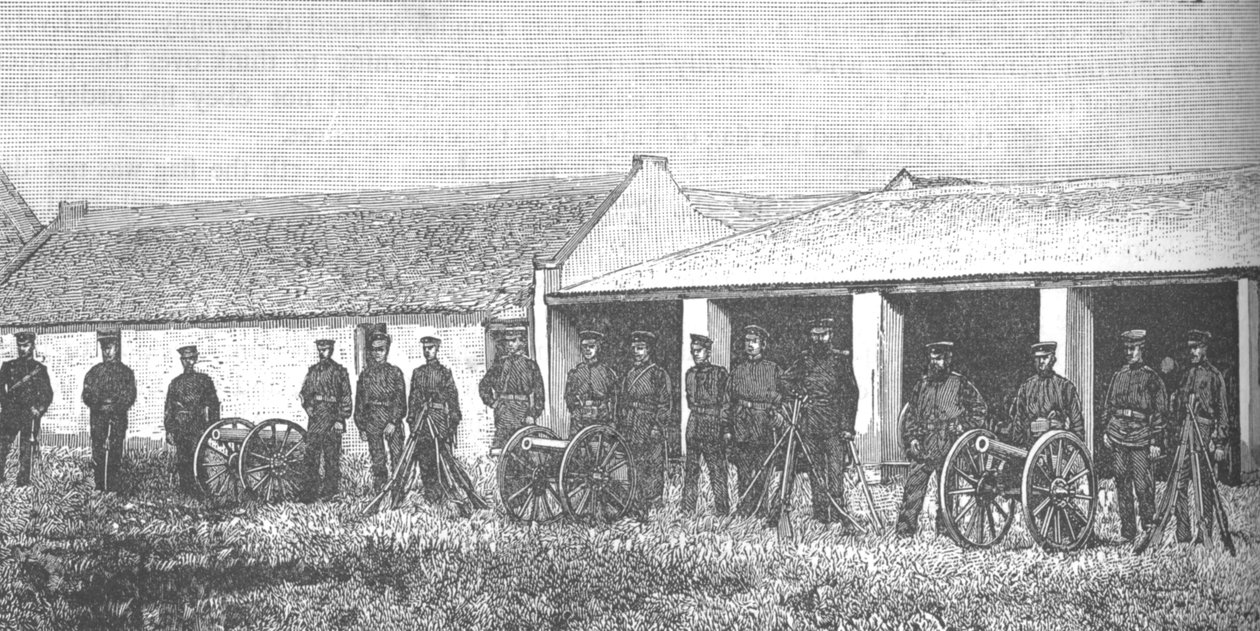 南アフリカ共和国の砲兵、c1880s 作： 不明