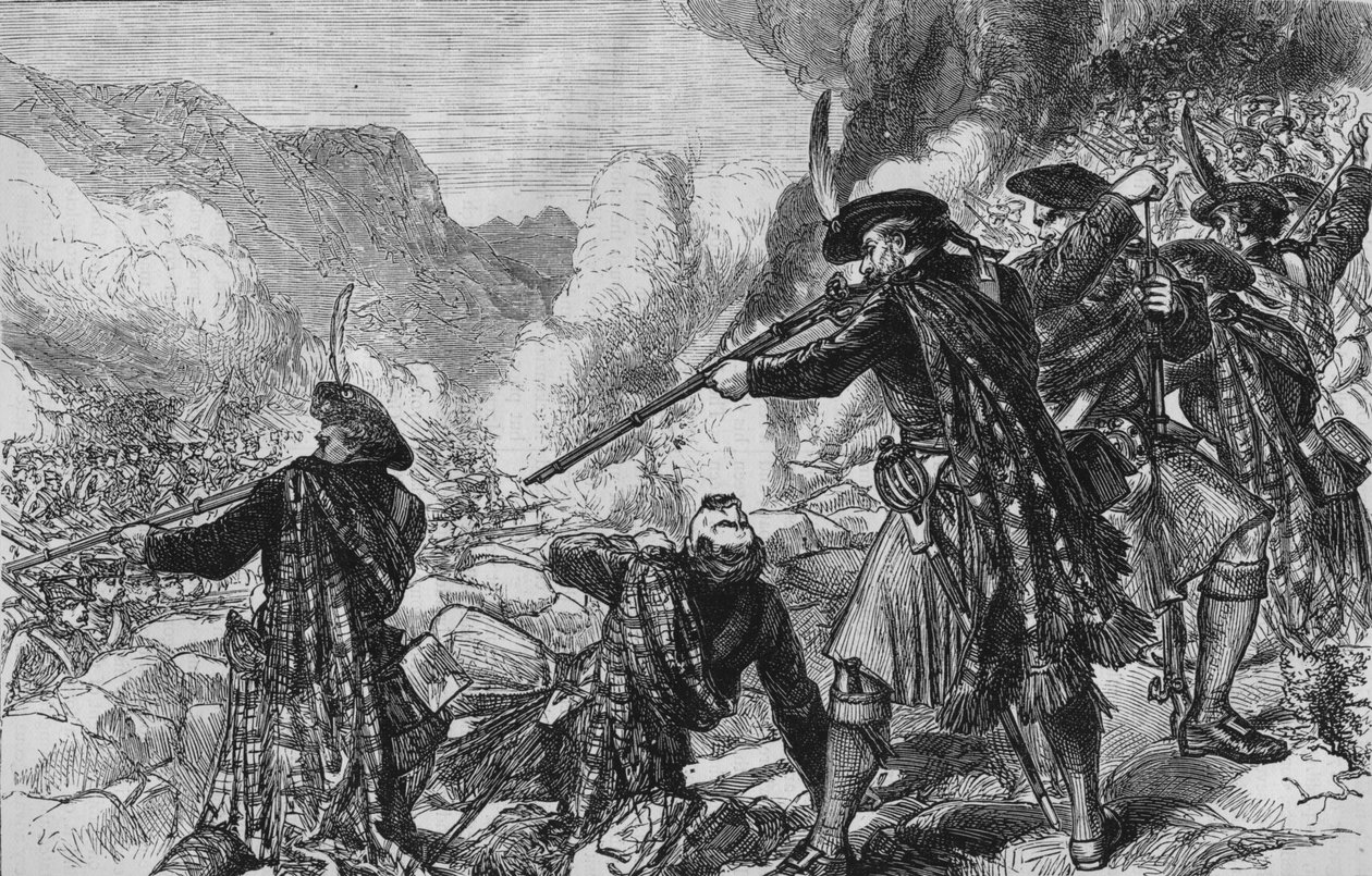 グレンシールの戦い、1719年6月10日、c1880 作： 不明