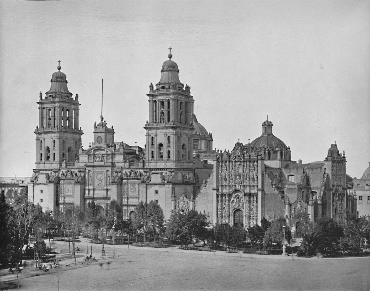 大聖堂、メキシコシティ、c1897。 作： 不明