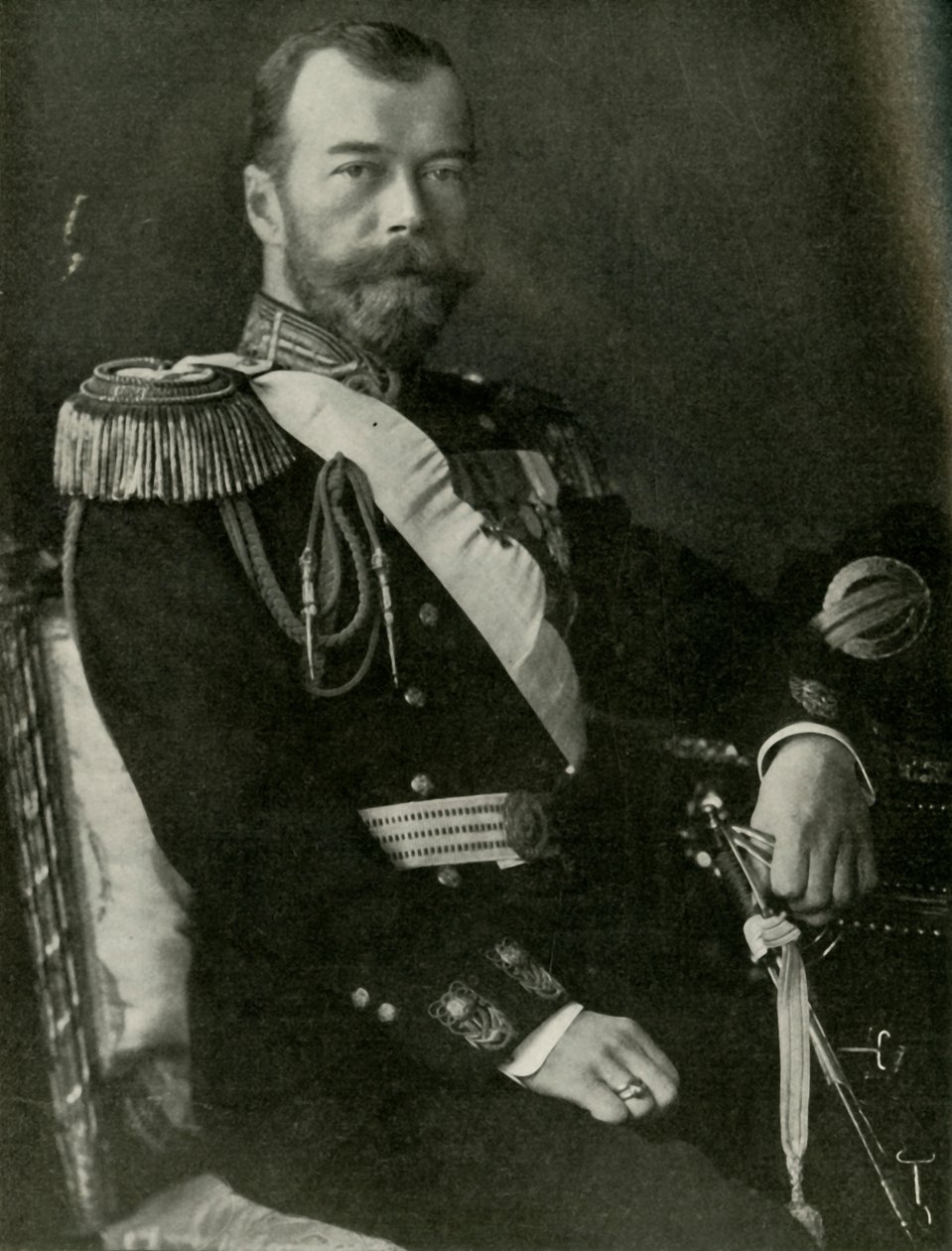 ロシア皇帝、1910年代、1919年。 作： 不明