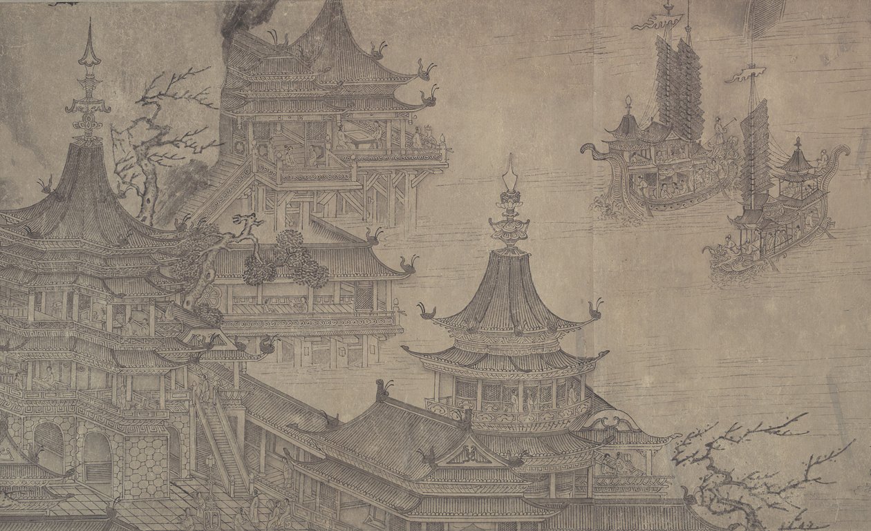 大明宮、15世紀初頭。 作： 不明
