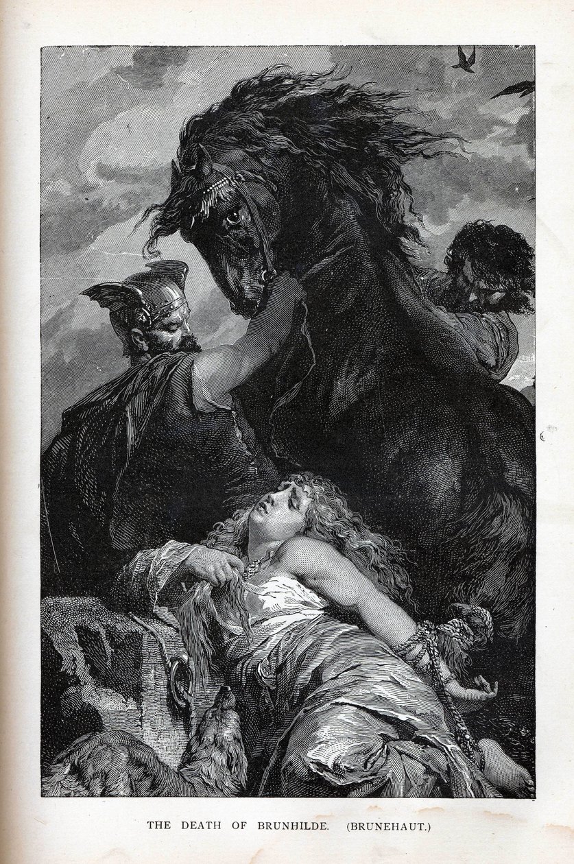 ブランヒルデの死、ブルネホート、1882年 作： 不明