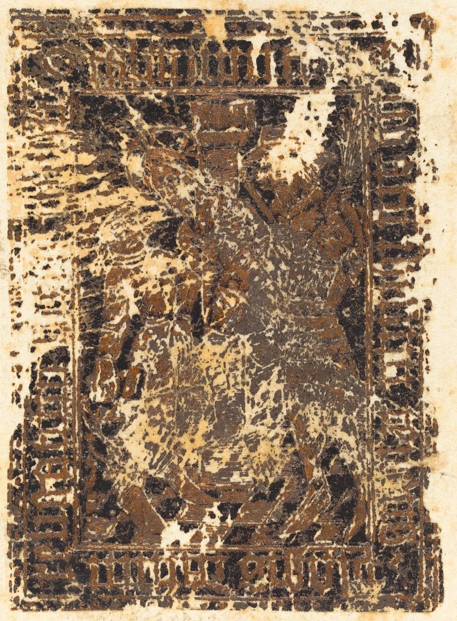 キリストの鞭打ち、おそらく 1480 年代。 作： 不明