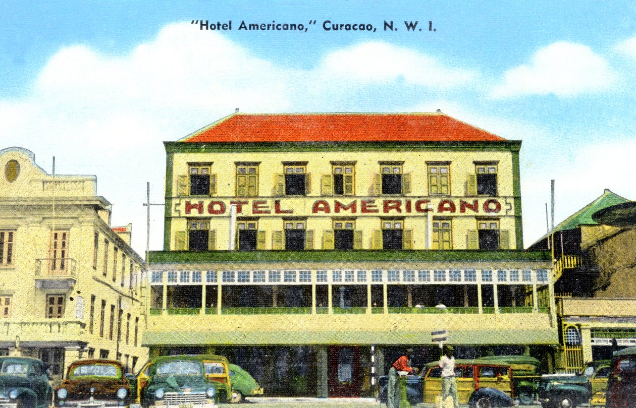 ホテルアメリカーノ、キュラソー、オランダ領アンティル、c1900年代 作： 不明