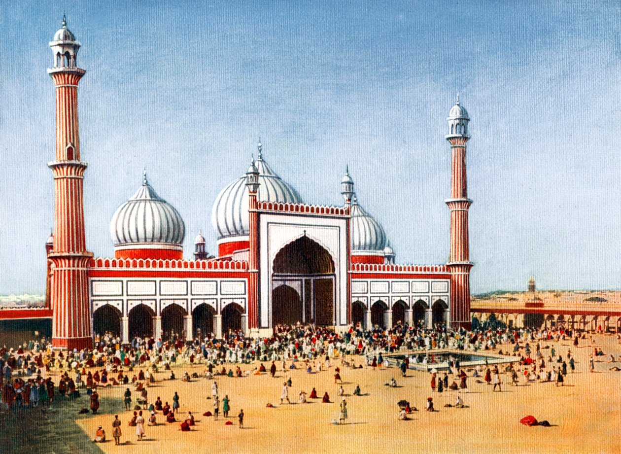 Jumma Musjid、インド、デリー、20世紀初頭 作： 不明