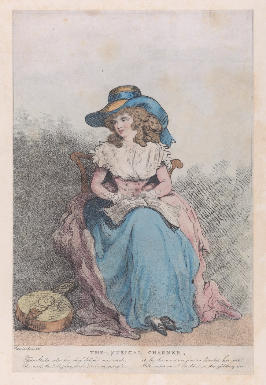 ミュージカルチャーマー、ca。 1793 年。 1793年。 作： 不明