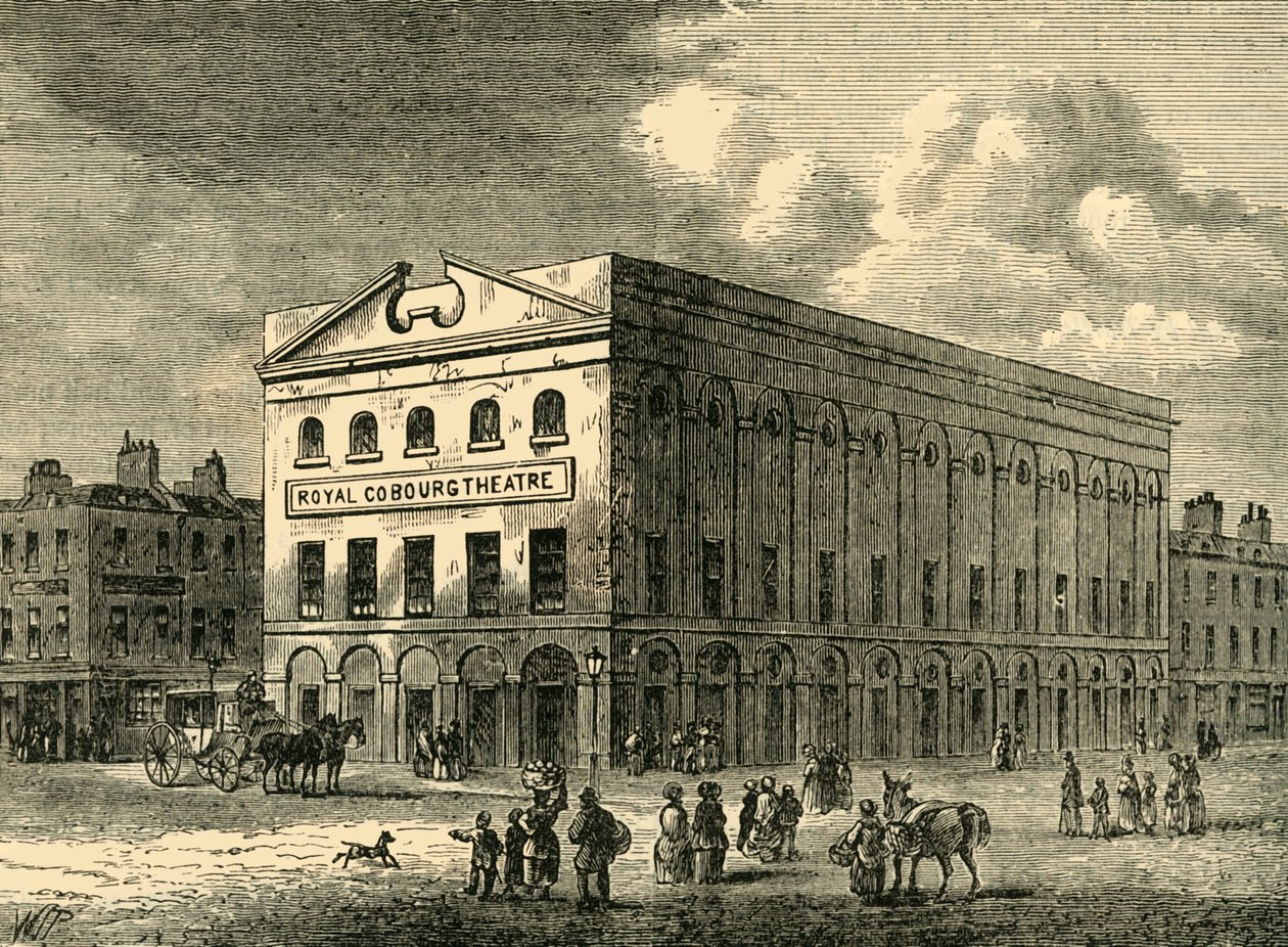 1820年、1878年のオールドコーブルク劇場。 作： 不明