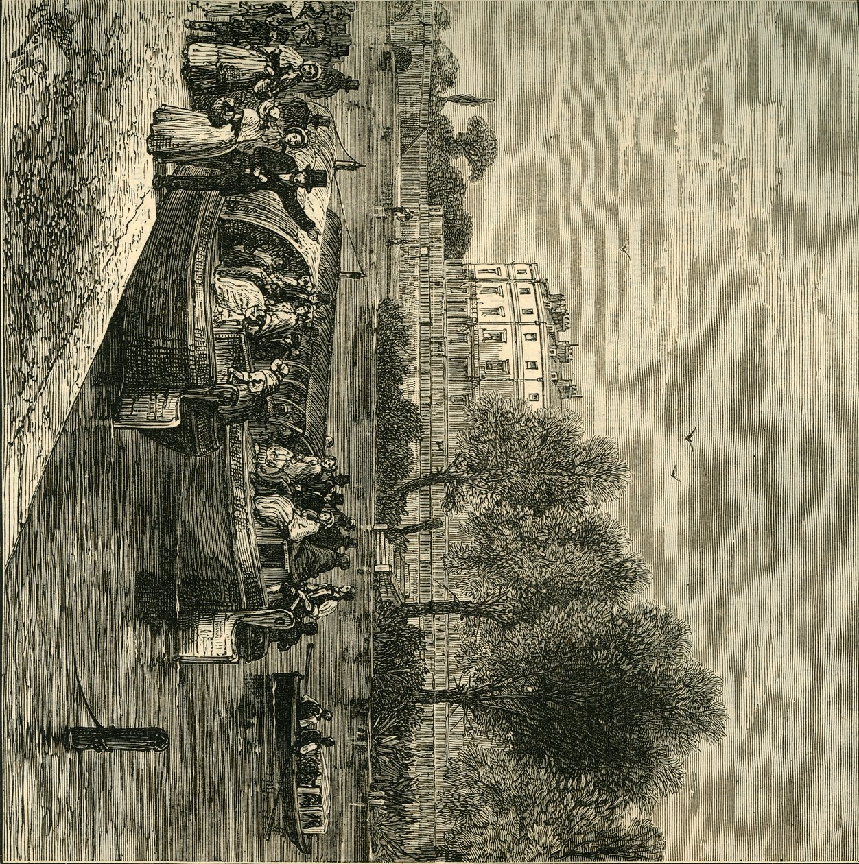 パディントン運河、1840年、c1876。 作： 不明