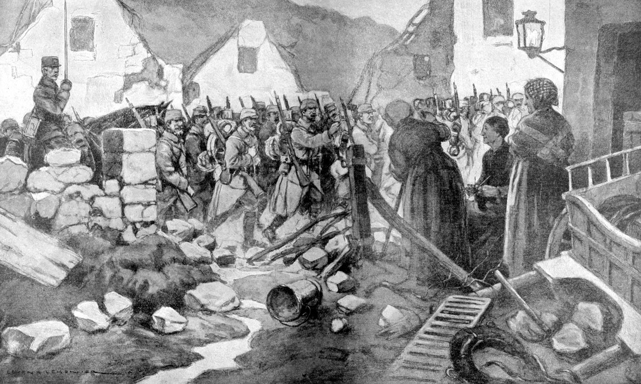連隊敬礼、1915 作： 不明