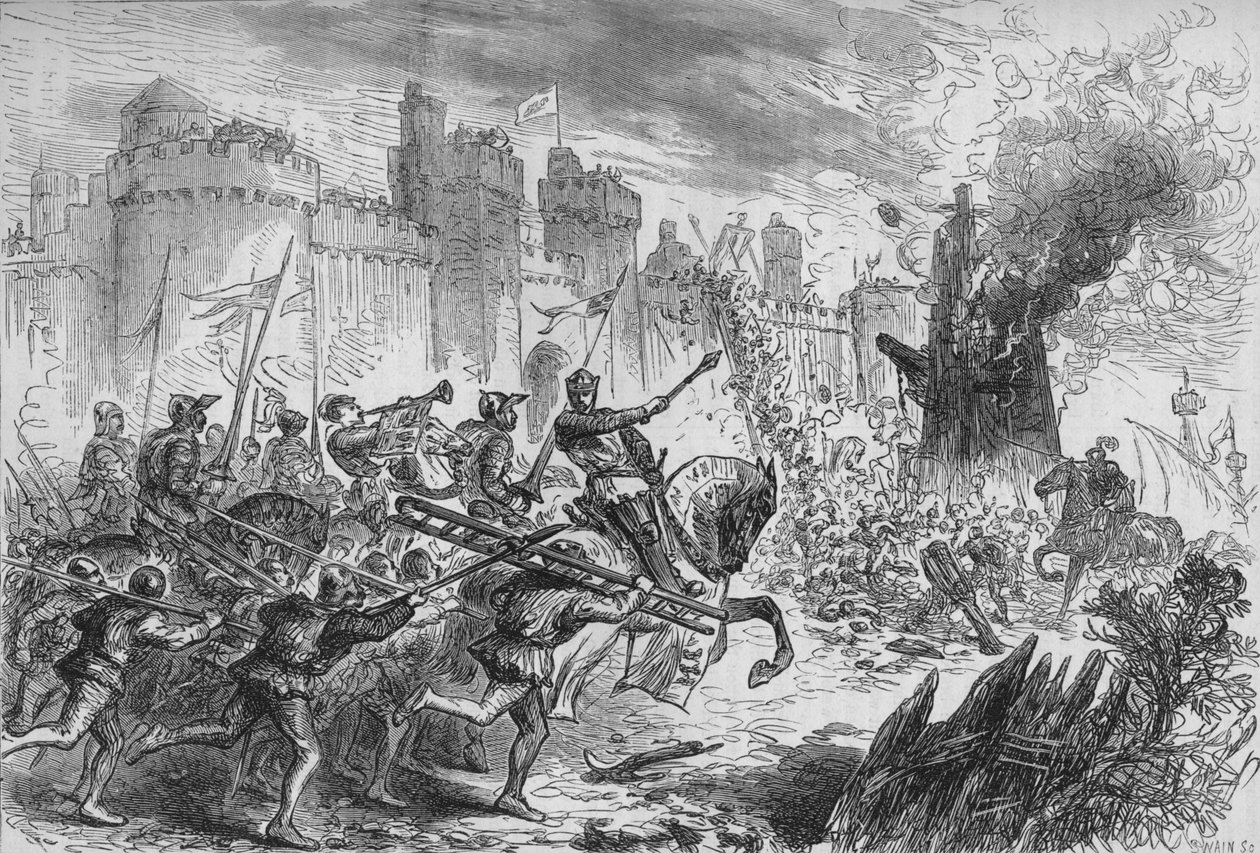 バーウィック包囲戦、1880年 作： 不明