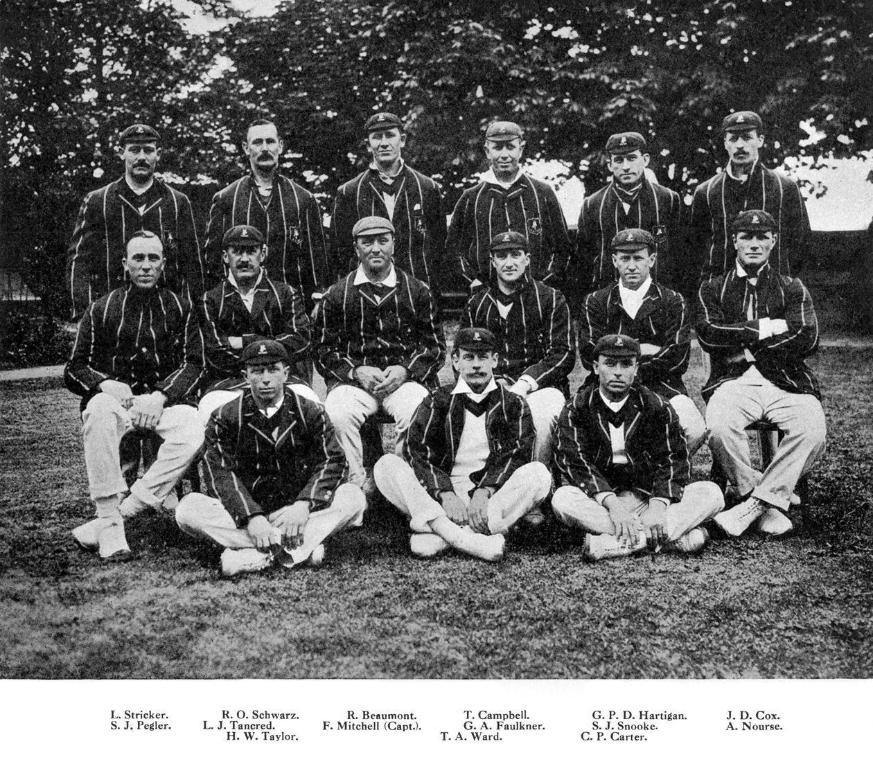 1912年の南アフリカのクリケットチーム 作： 不明