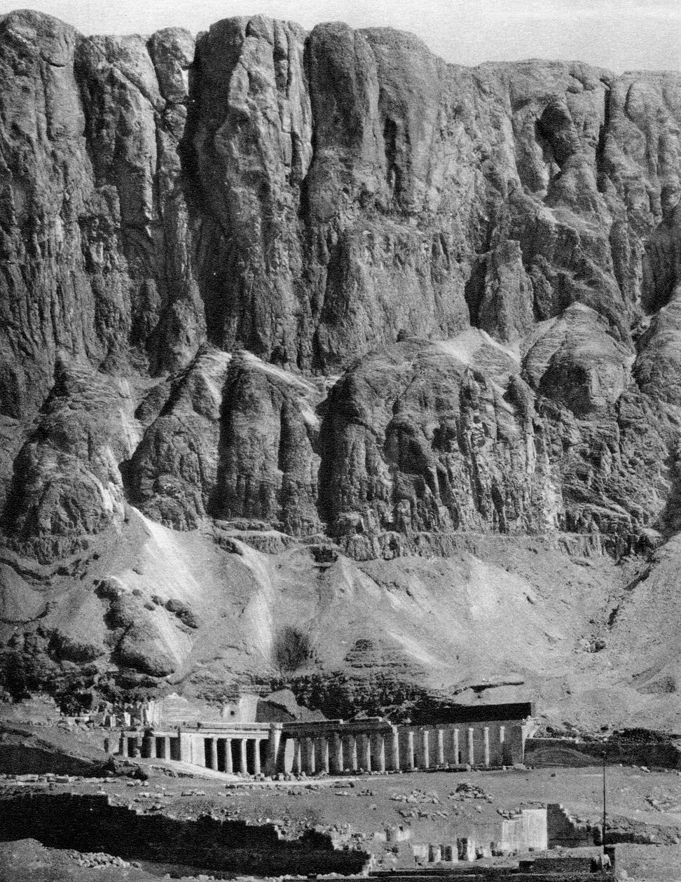 エジプト、デイルエルバハリ神殿、1936年 作： 不明