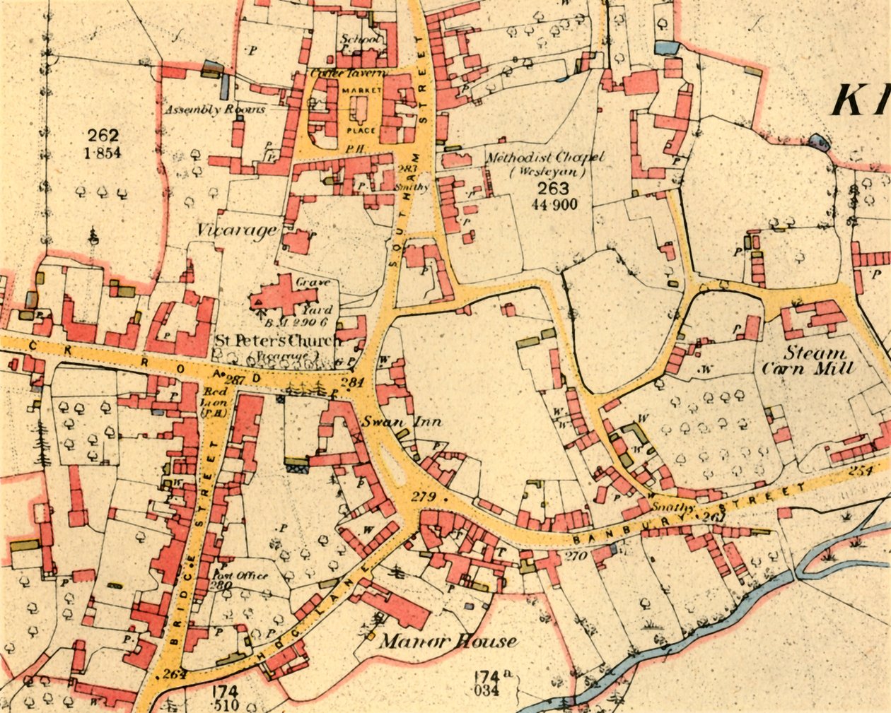 「ウォリックシャーのキネトンの村」、1885～1887年、1944年。 作： 不明