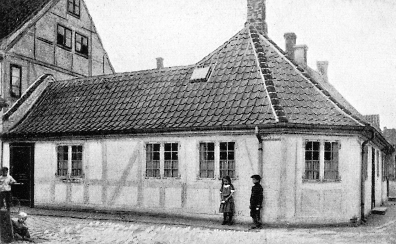 ハンスアンデルセンの生家、デンマーク、オーデンセ、c1920 作： 不明