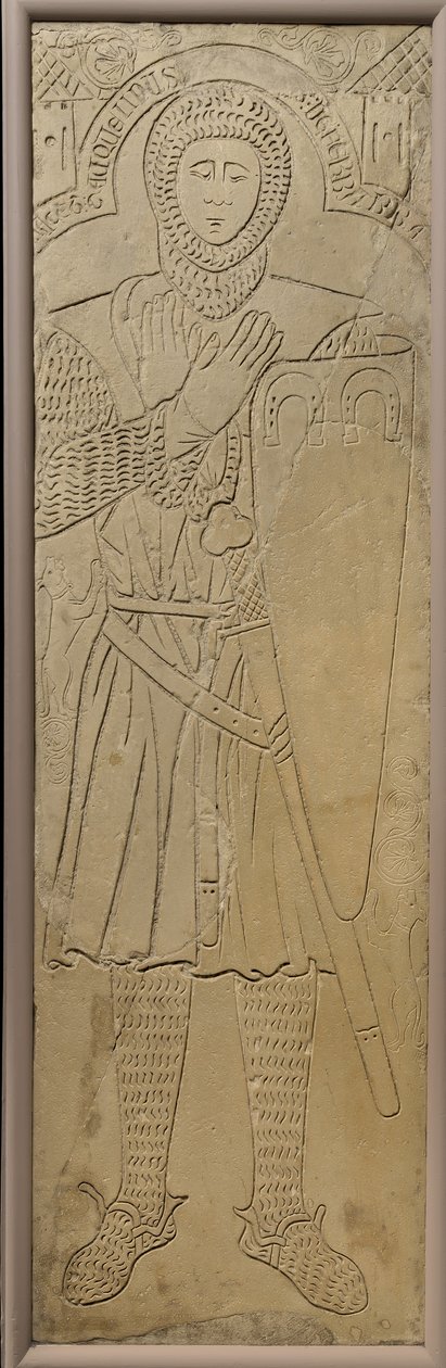 ジャクリン・ド・フェリエールの墓碑銘 1275～1300年頃 作： 不明