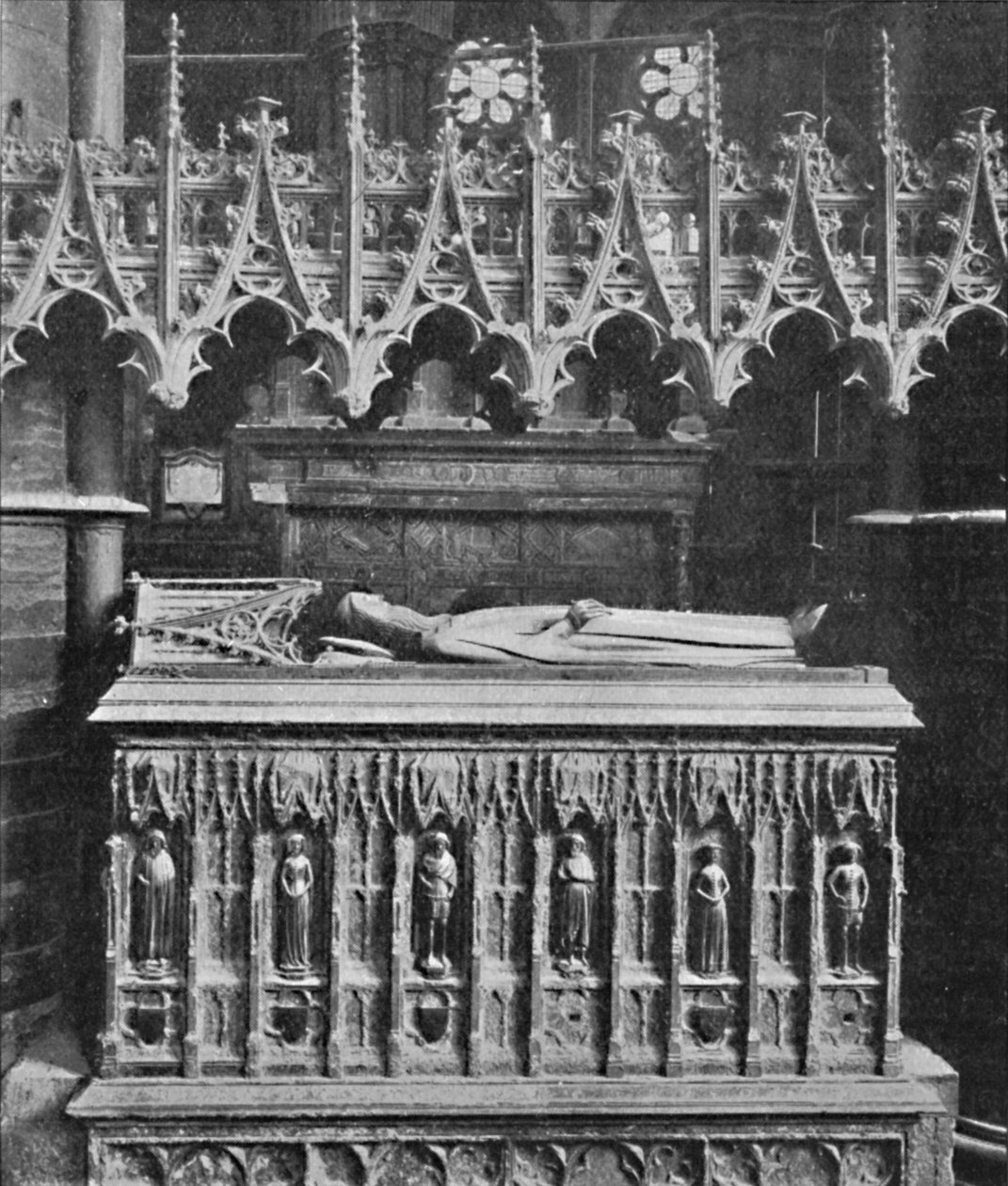 エドワード3世の墓、ウェストミンスター寺院、1903 作： 不明