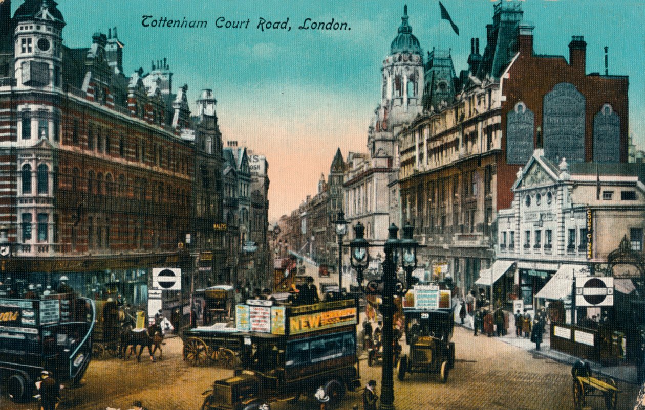 トッテナムコートロード、ロンドン、1915年、c1900-1930 作： 不明