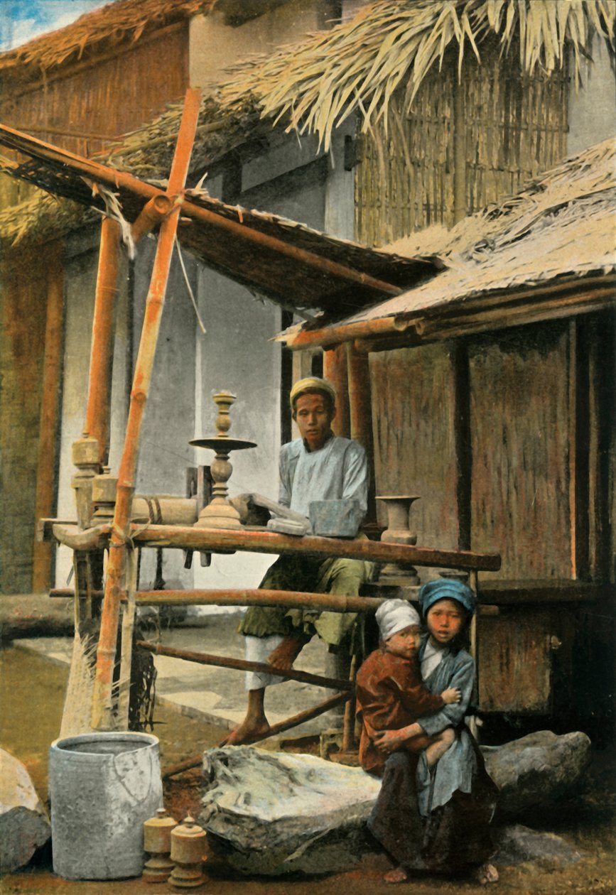 ターナー、職人、1900年。 作： 不明