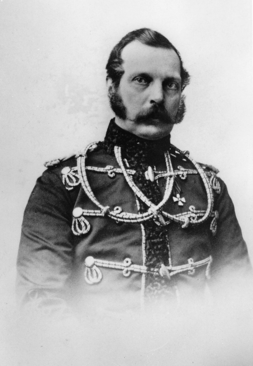 ロシア皇帝アレクサンドル2世、c1861-c1865 作： 不明