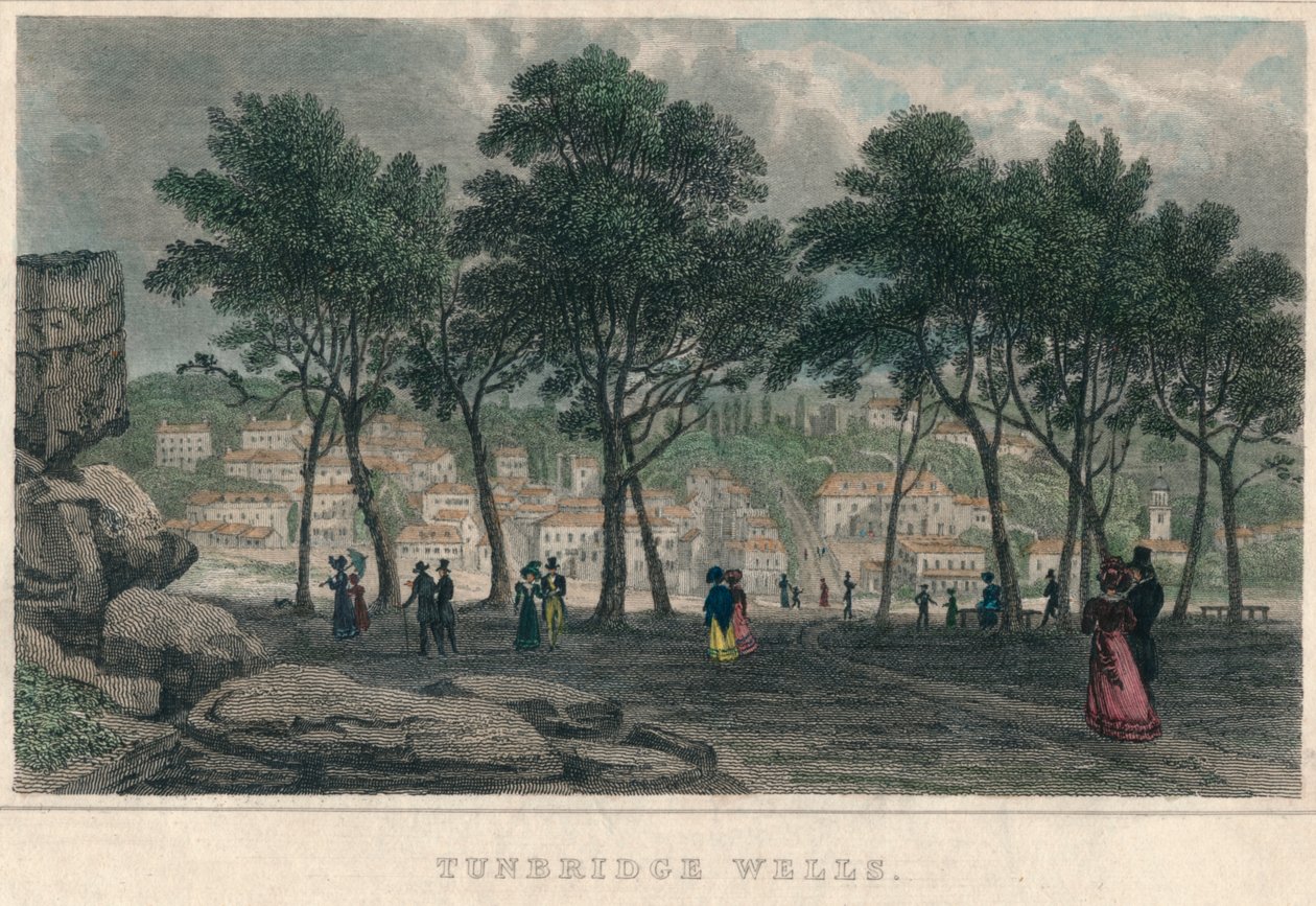 タンブリッジウェルズ、1828年。 作： 不明
