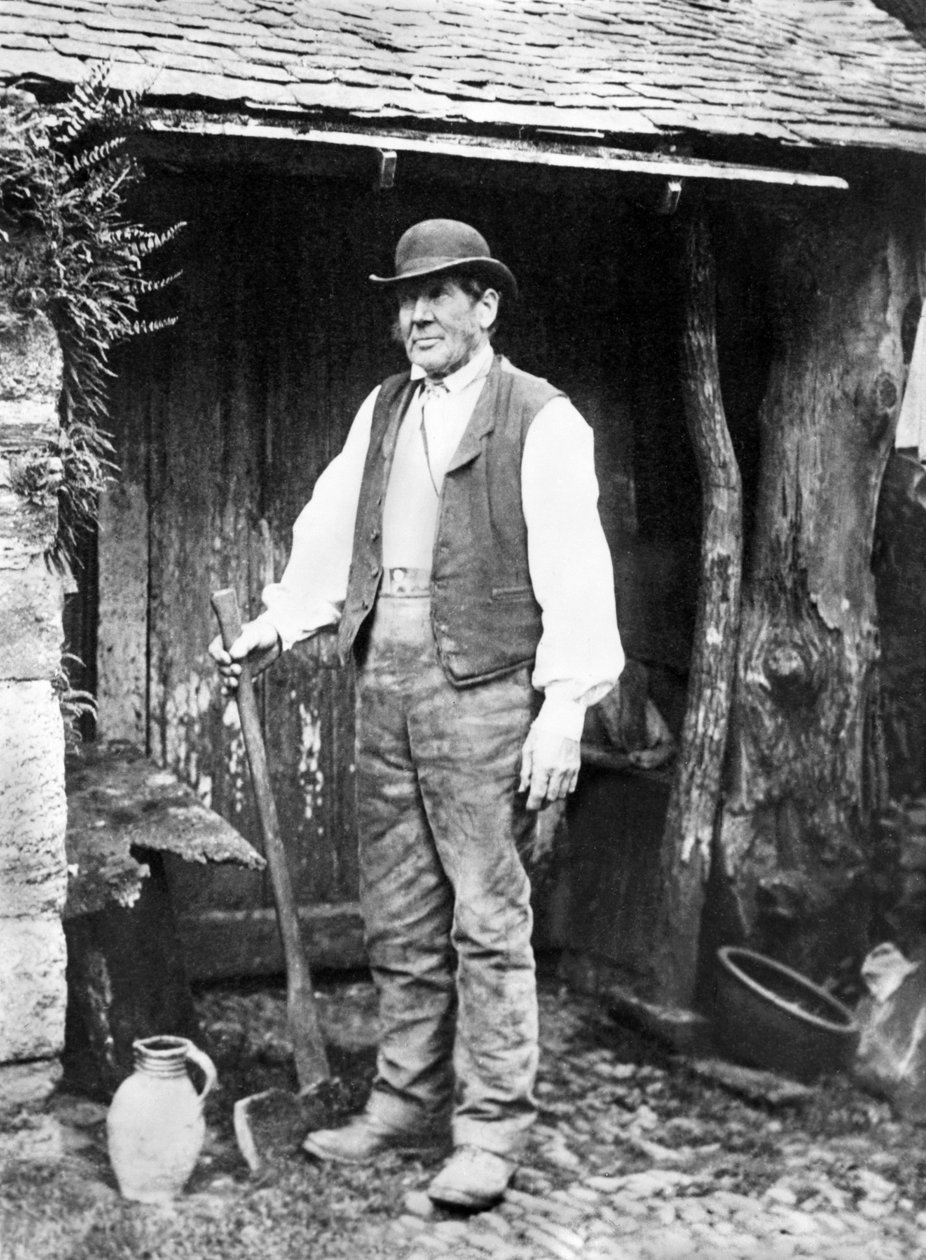 イギリス：A Devon Woodlander.c1890 作： 不明
