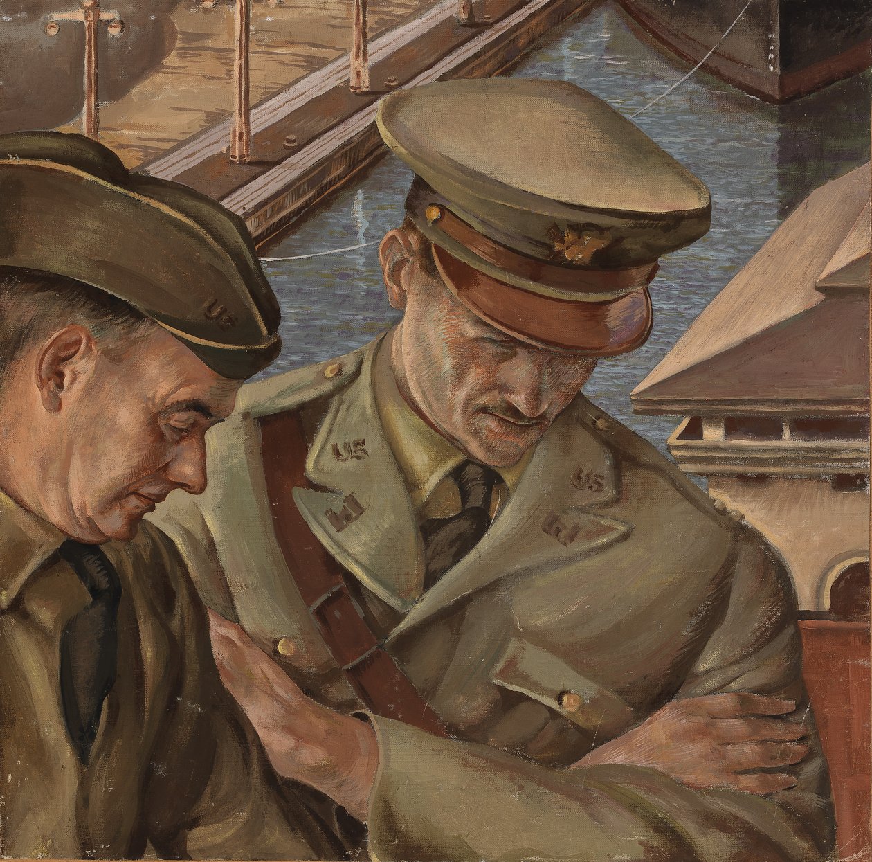 無題の壁画研究、約。 1933～1943年。 作： 不明