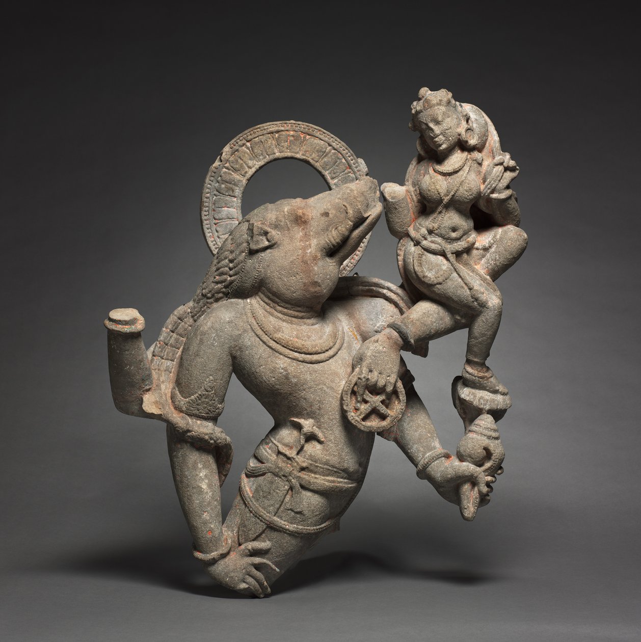 Vahara、イノシシのイノシシの化身、700〜800年代。 作： 不明