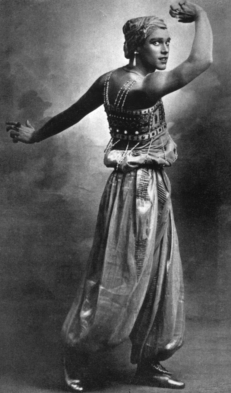 Vaslav Nijinsky、ロシアのバレエダンサー、振付家 作： 不明