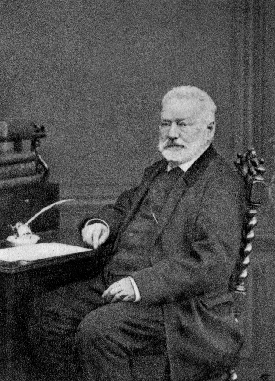 ヴィクトルユーゴー、フランスの作家、1872年 作： 不明