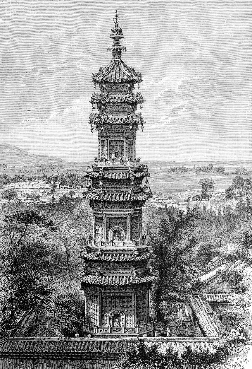サマーパレス、北京、c1890からの眺め 作： 不明