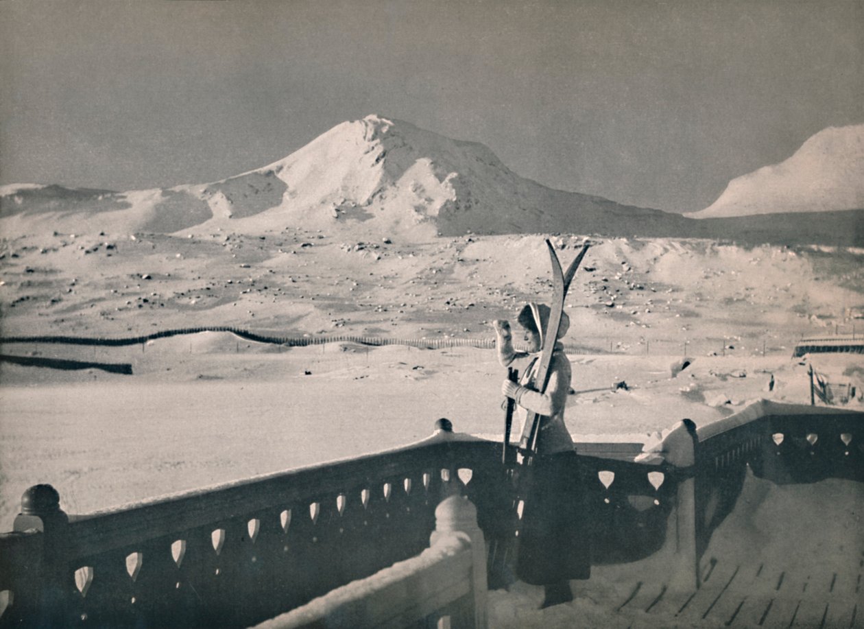 フィンランドの眺め、ベルゲン鉄道、1914年。 作： 不明