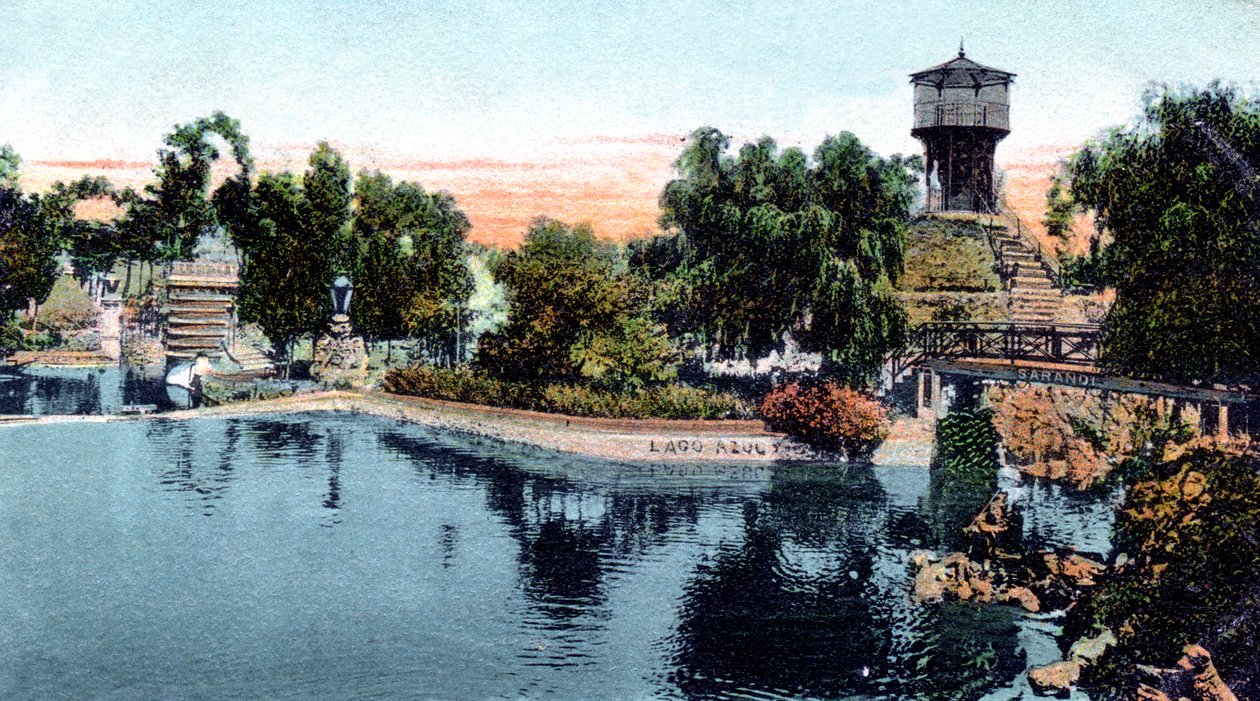 Villa Dolores、Lago Azul、モンテビデオ、ウルグアイ、c1900年代 作： 不明