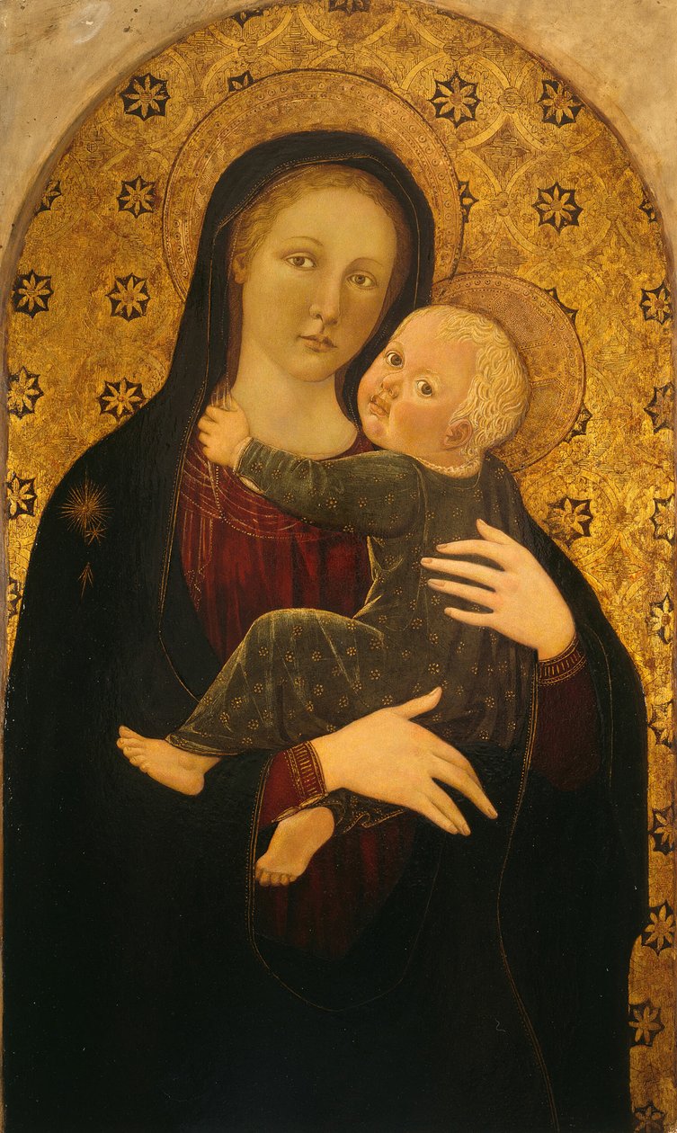 聖母子、c。 1450年。 作： 不明