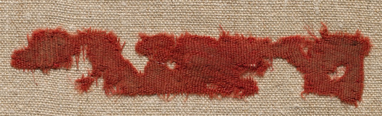 ウールの断片、3世紀。 作： 不明