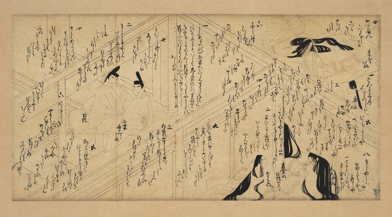 Yujo Monogatari Emaki, 1336-92.  作： 不明