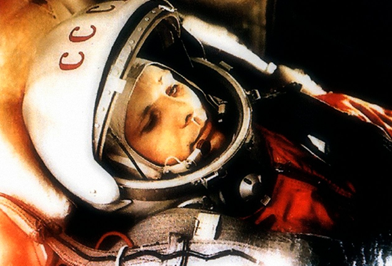 ユーリガガーリン、ロシアの宇宙飛行士、1961年 作： 不明