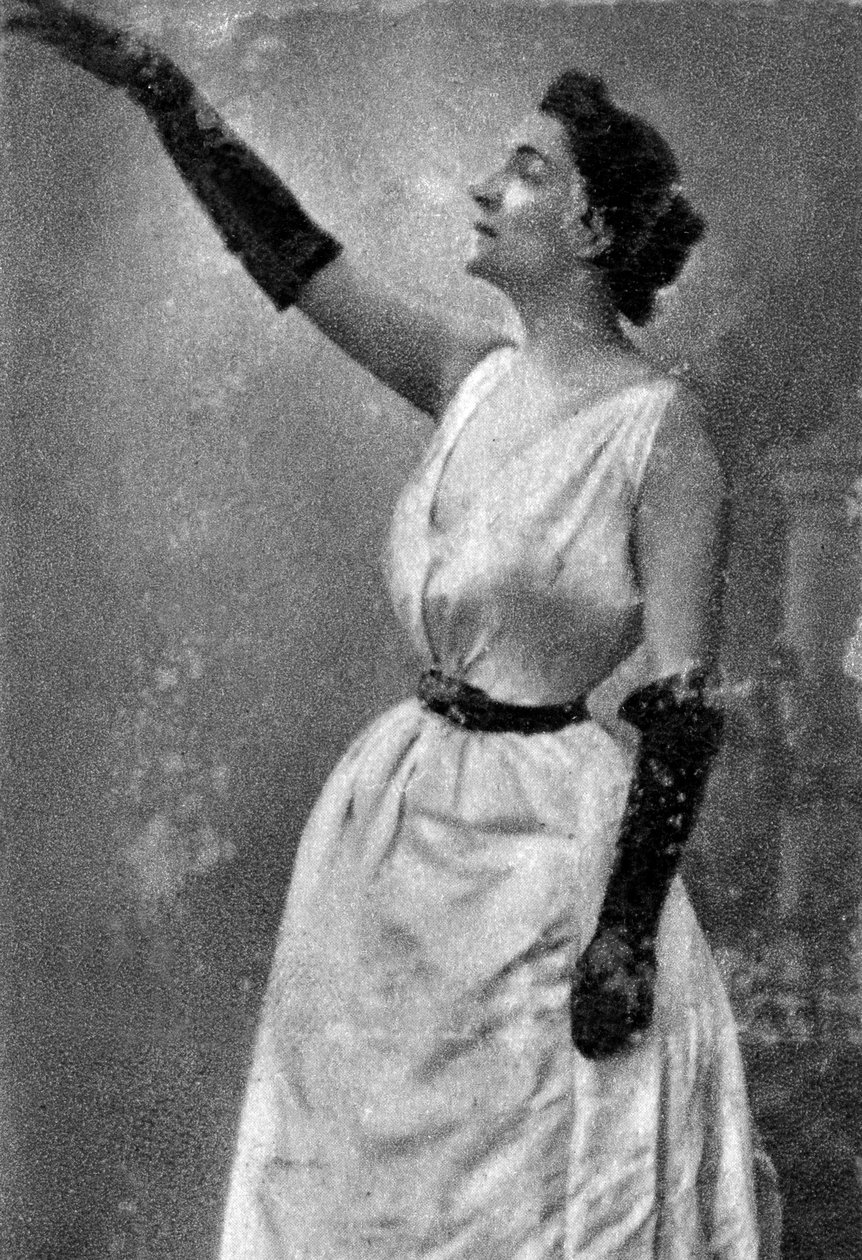 イヴェットギルバート、フランスのキャバレーの歌手および女優、1913年 作： 不明