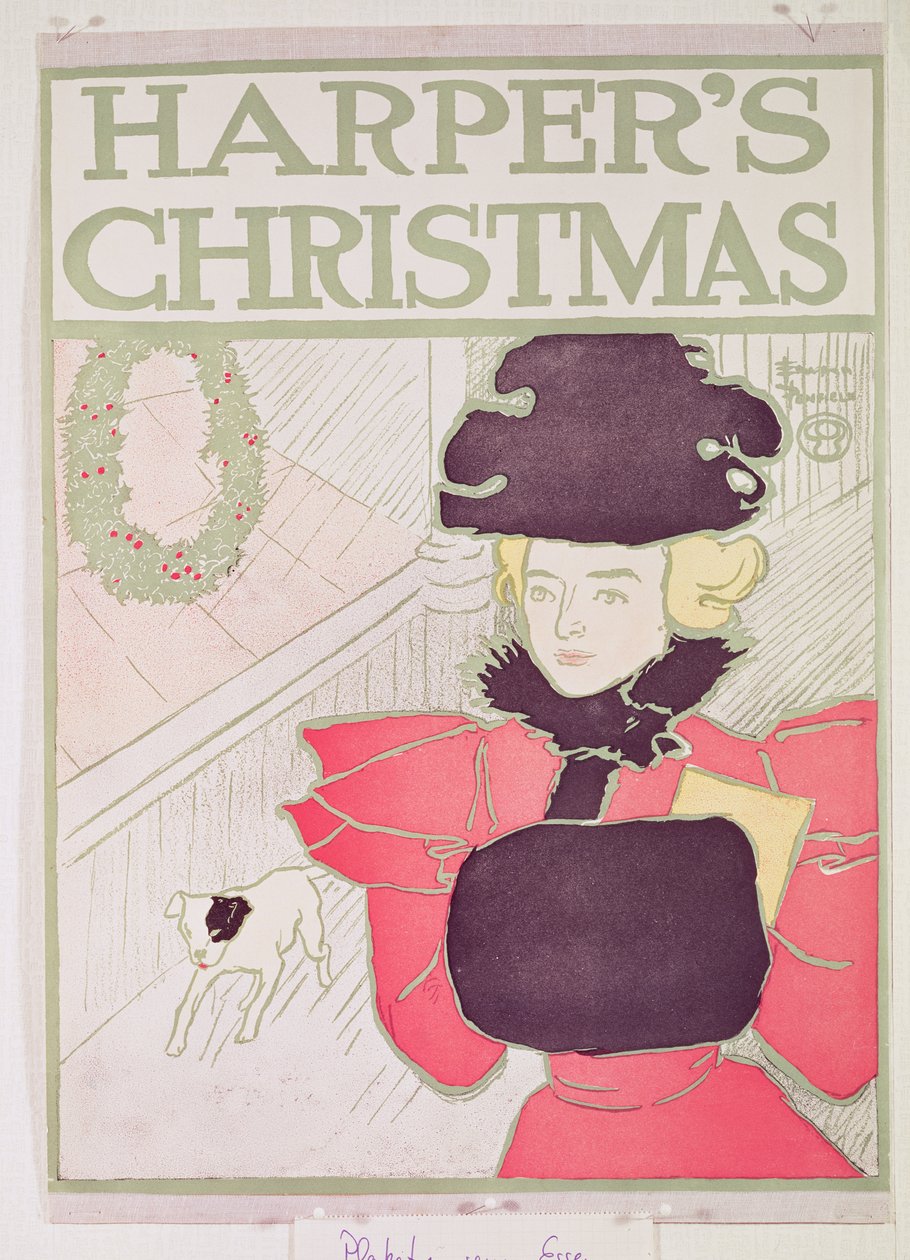 Harpers Magazine、クリスマス号の表紙 作： 不明不明