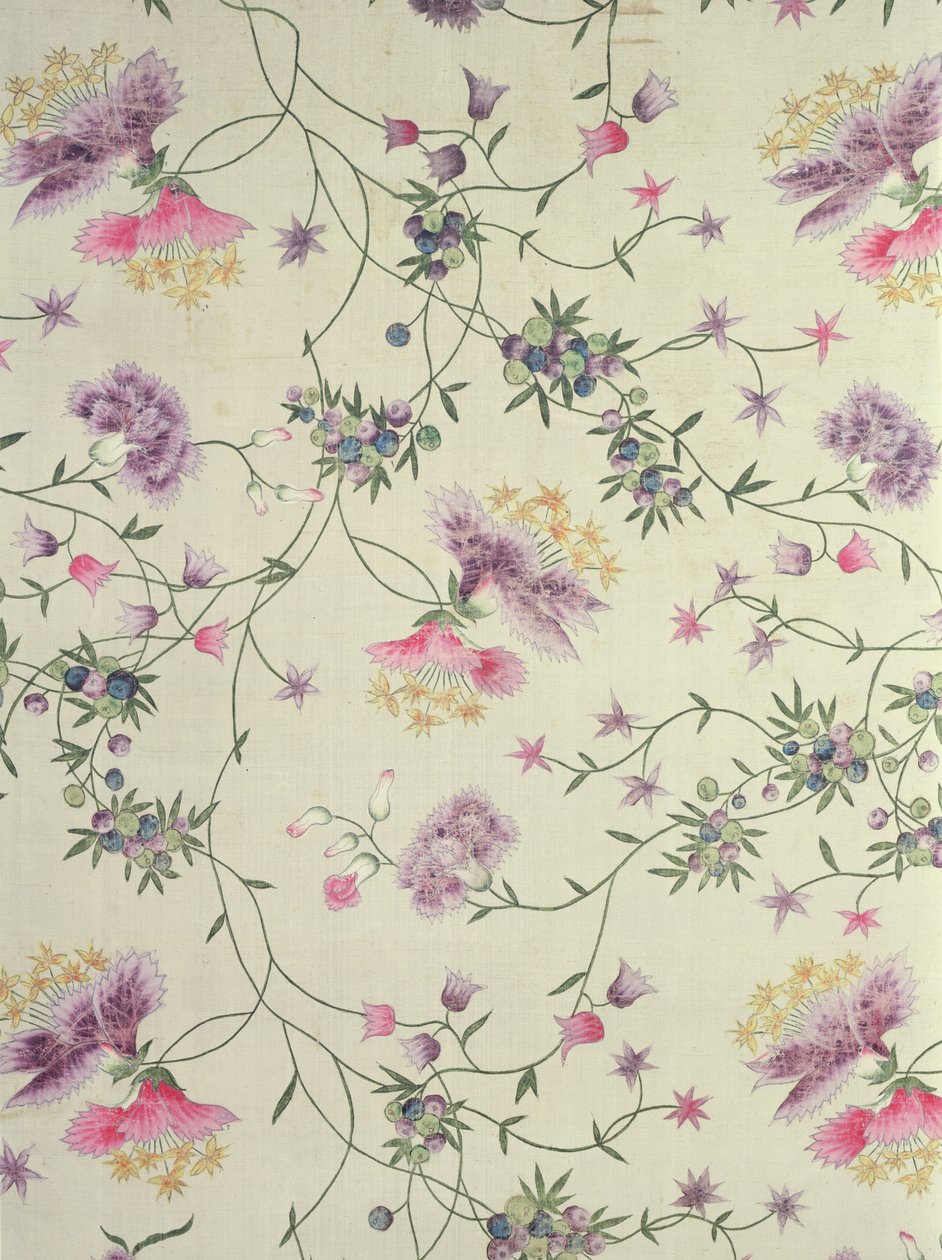 自然主義の花で描かれた素材 作： 不明不明