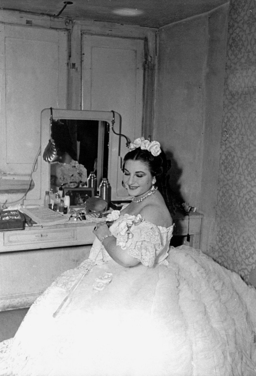 「ラトラヴィアータ」のマリアカラス、パルマ、1951 作： 不明不明