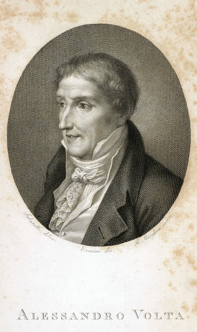 アレッサンドロ・ボルタ（Comte Alessandro Giuseppe Anastasio Volta 作： 不明