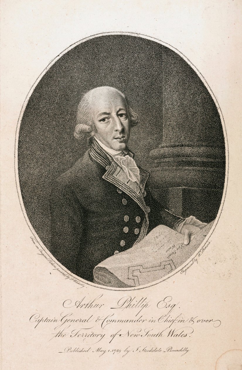 アーサー・フィリップ（英国海軍司令官）1789年頃 作： 不明