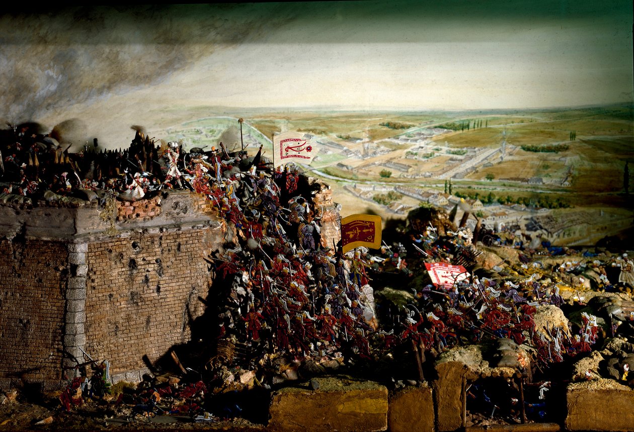 1683年のオーストリアトルコ戦争（ジオラマモデル） 作： 無名の画家