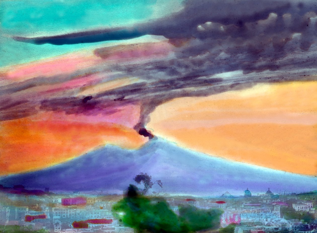 塵と灰の雲 作： 無名の画家