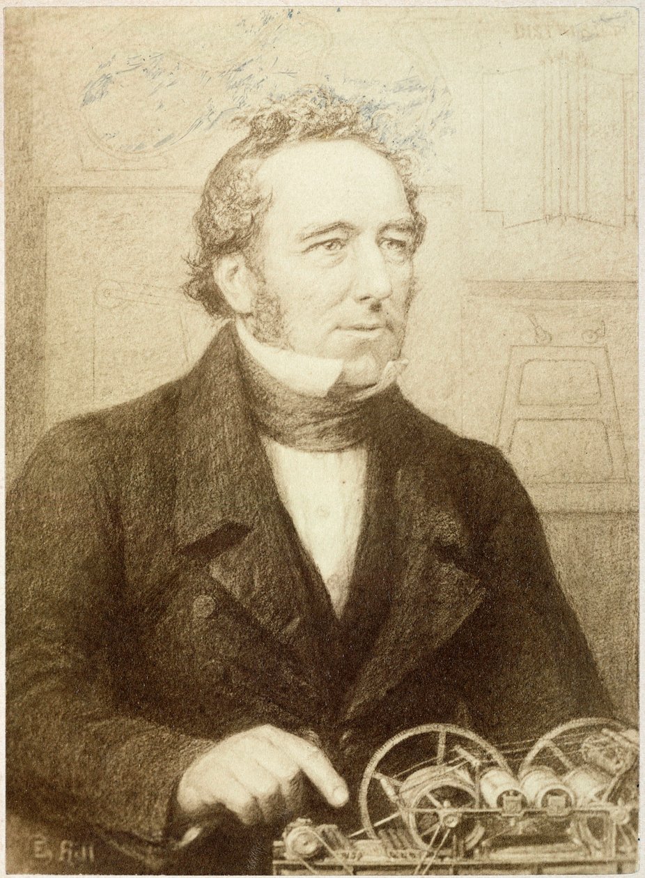 エドワード・カウパー、イギリスの発明家、1830年頃 作： 不明